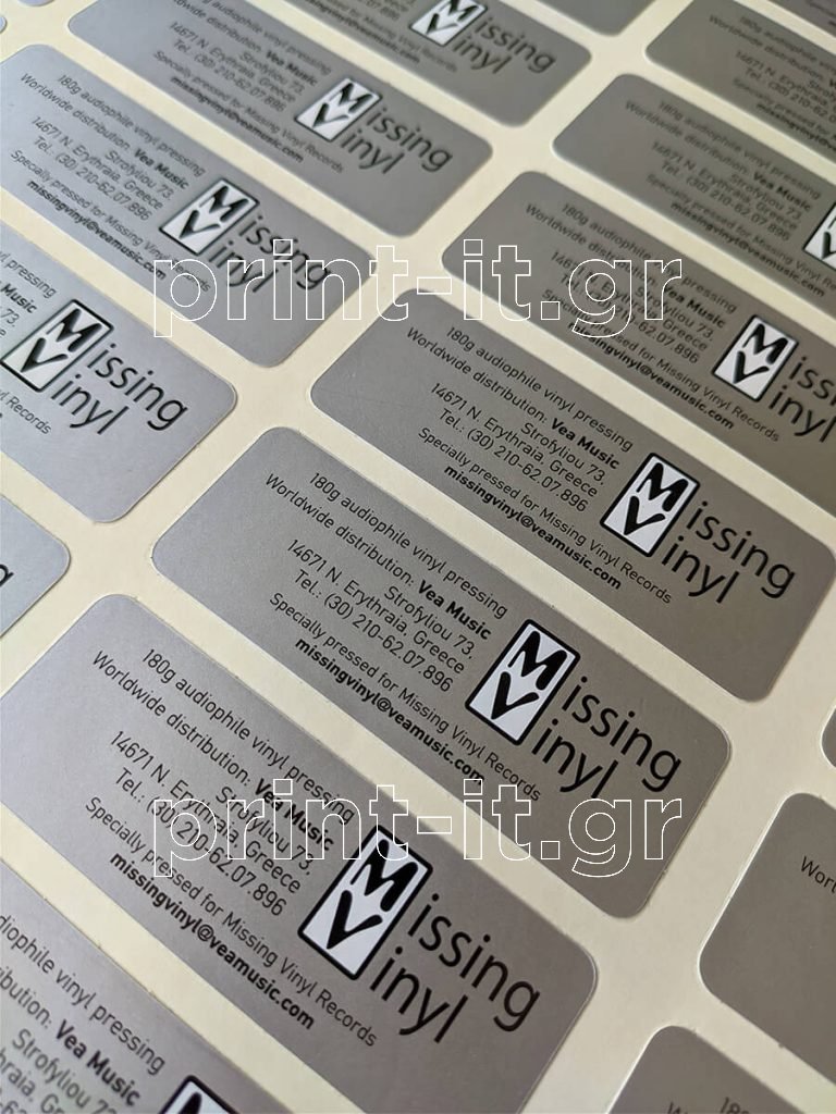 πολυεστερικά αυτοκόλλητα polyester missing vinyl με εκτύπωση μεταξοτυπίας print-it printit