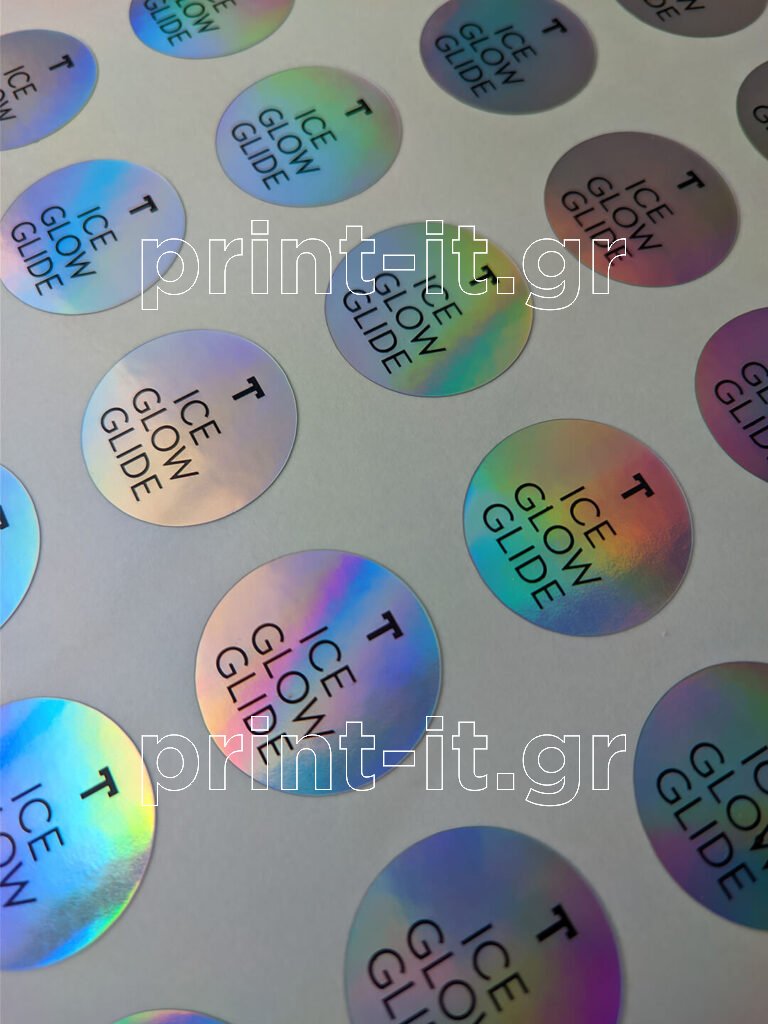 print-it holographic sticker print ολογραφικά αυτοκόλλητα εκτύπωση τύπωμα διαφημιστικά εκτυπώσεις printing printit screenprinting μεταξοτυπία