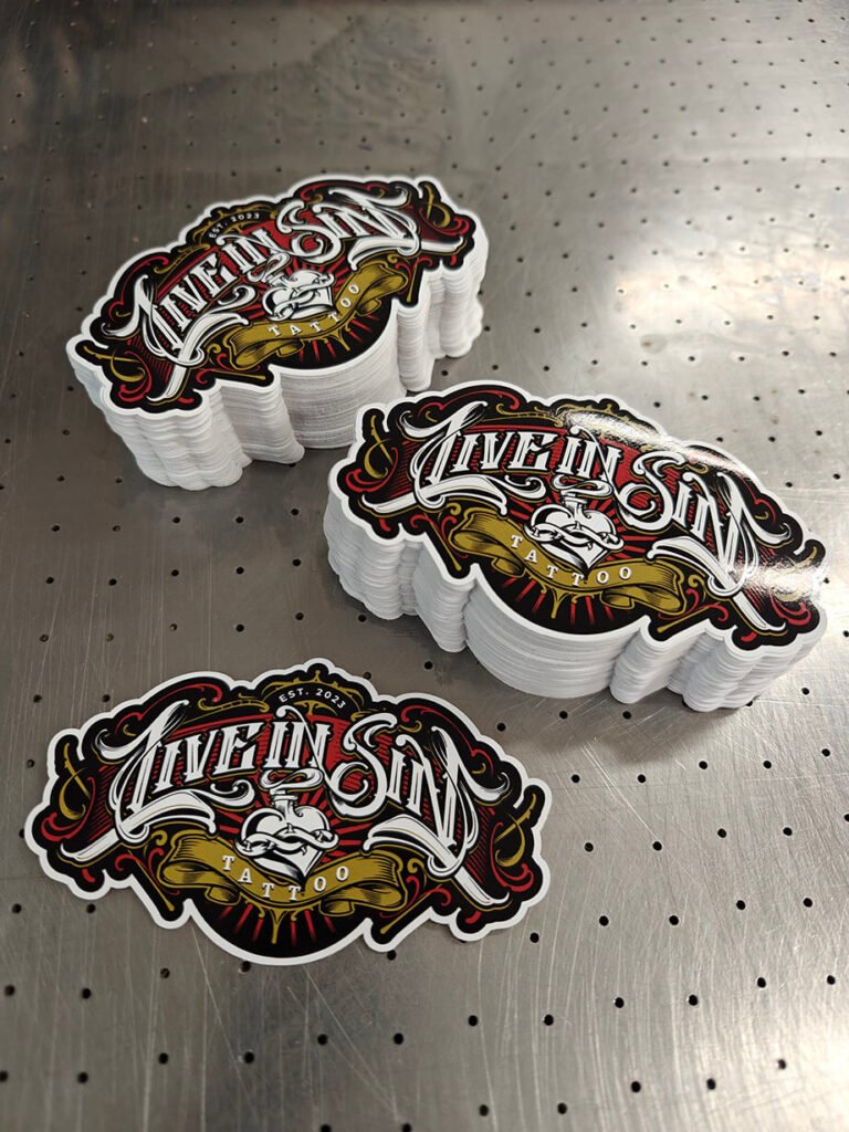 liveinsin live in sin tattoo τατουάτζίδικο ψηφιακά πλαστικά αυτοκόλλητα βινυλίου χάραξη plotter digital printing vinyl stickers μικρή ποσότητα printit print it