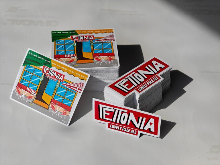 lovely days coffee cafe καφετέρια ψηφιακά πλαστικά αυτοκόλλητα βινυλίου χάραξη plotter digital printing vinyl stickers μικρή ποσότητα printit print it